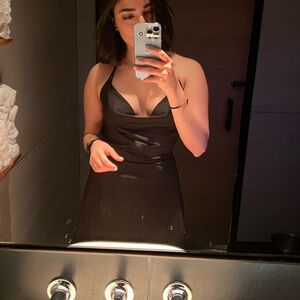 Celena Mini Dress: Black, Size 4! Worn only once: OPEN to give discounts